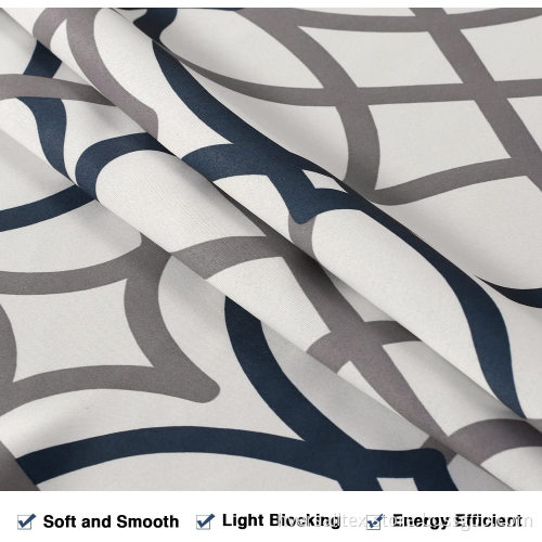 Blackout Energy Saving Half Window Curtain Tiers